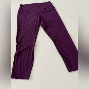 Lululemon Leggings Workout‎ Pants Purple Eggplant Women's Size 6